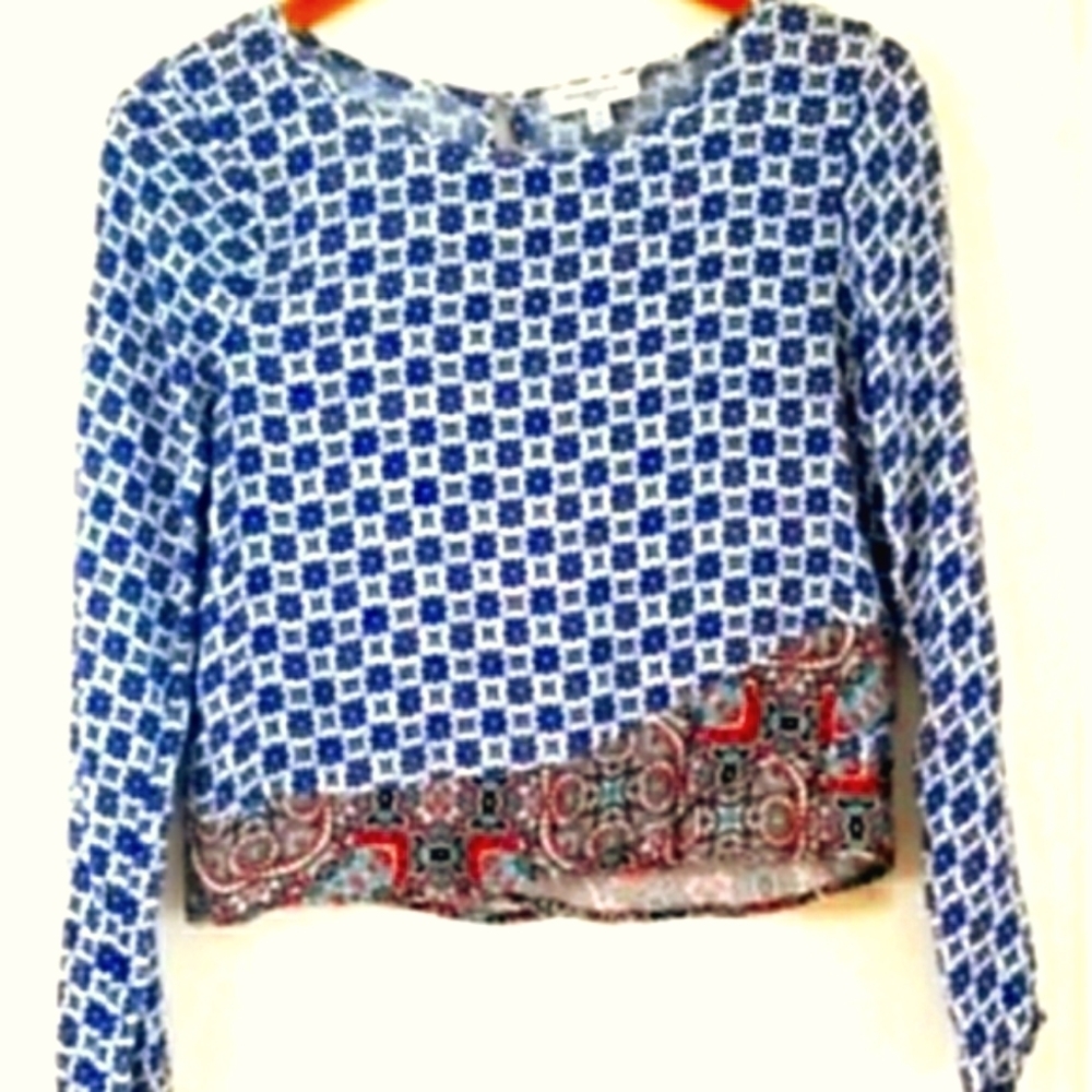 Freshman 1996 longsleeve cropped top